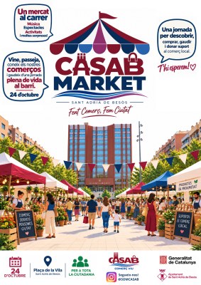 El CASAB MARKET omplirà la plaça de la Vila de comerç i activitats aquest dissabte