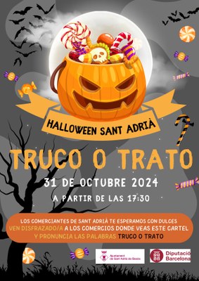 Participa a la ruta de HALLOWEEN que organitzen els comerços de Sant Adrià!