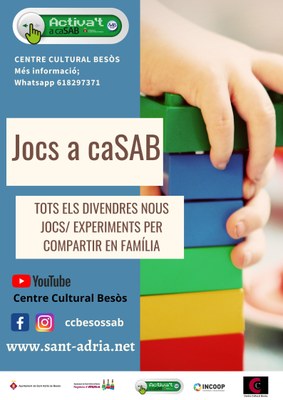 divendres 12 de juny: Jocs a caSAB