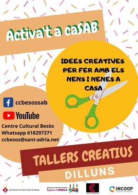 dilluns 26 d'octubre: Tallers creatius castanyada