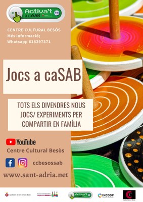 dimecres 1 de juliol: Jocs a caSAB