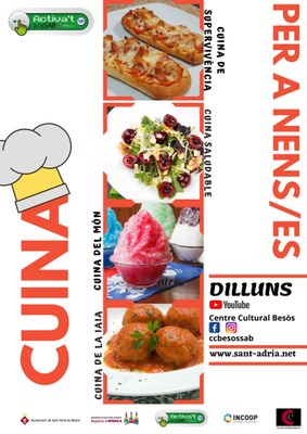 dilluns 15 de juny: Taller de cuina