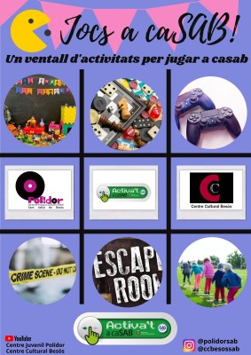 divendres 19 de març: Jocs a caSAB