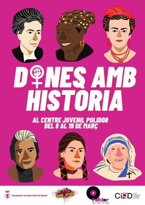 dimarts 9 de març: Expo al sofà "Dones amb història"