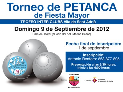 Torneig de Petanca Festa Major