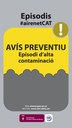 Es manté l'avís preventiu per nivells moderats de contaminació de l'aire per PM10 19/12/2023