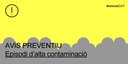 Es manté l'avís preventiu per PM10 a tot Catalunya