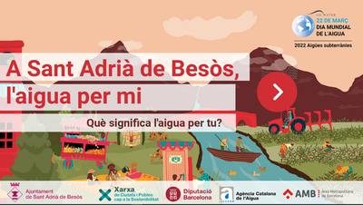 L'Ajuntament s'adhereix al Dia Mundial de l'Aigua 