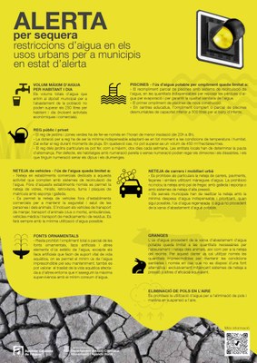 S'activa l'estat d'alerta per sequera hidrològica