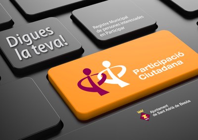 Digues la teva! El registre de persones interessades en participar més activament.