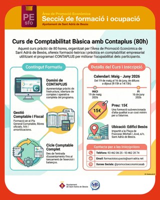CURS DE COMPTABILITAT BÀSICA (80h)