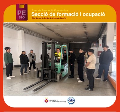 Inici del curs d'operació de carretons